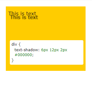 text shadow generator