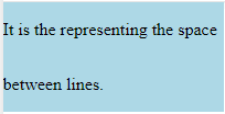 line-height positive