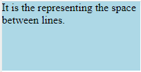 line-height normal
